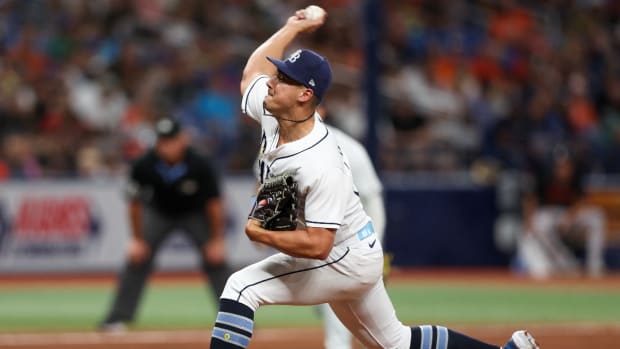 Los Angeles Angels pitcher Robert Stephenson
